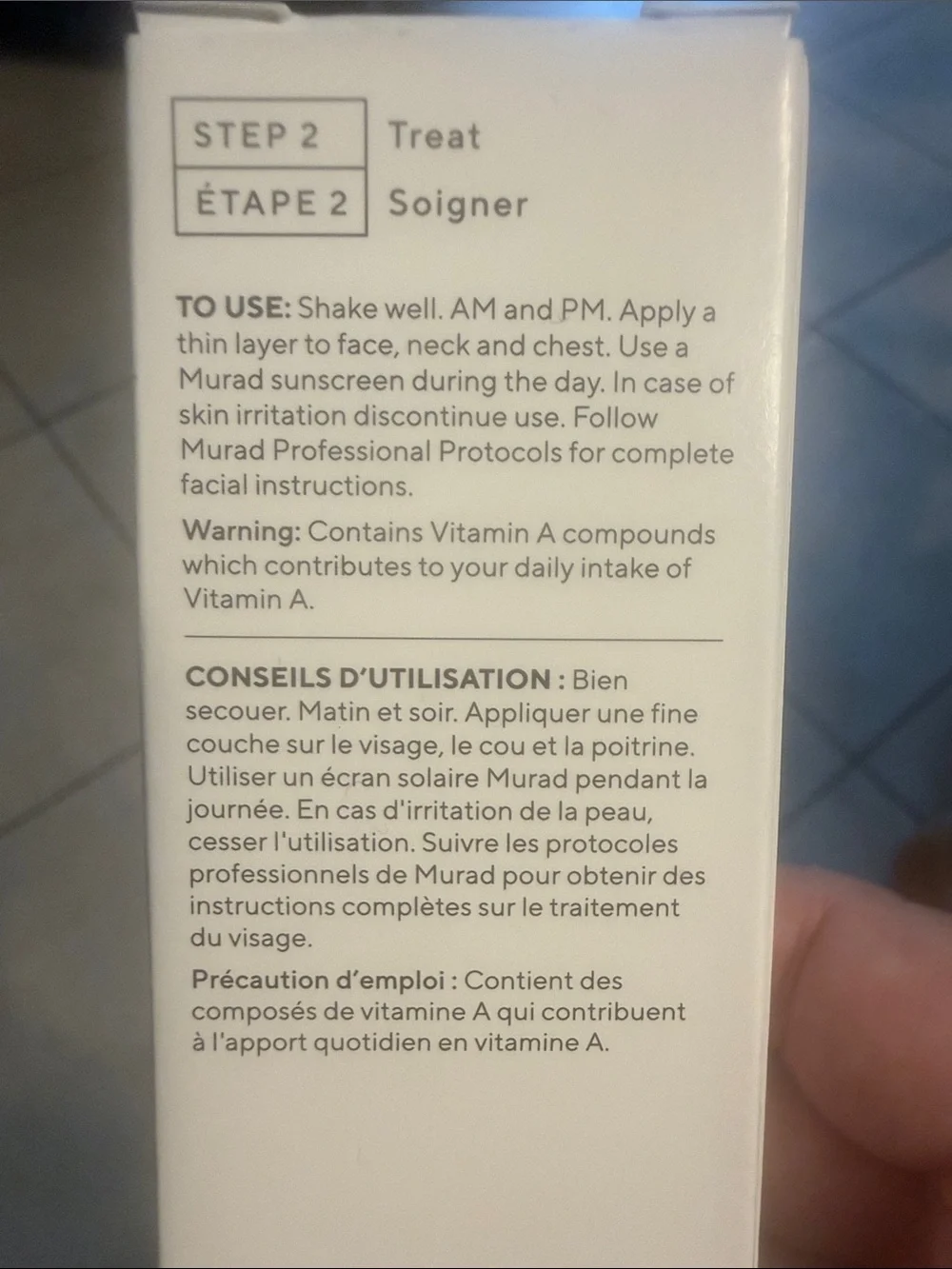 Murad Professional Cellular Hydration Repair Oil Drops 1.9 ounces